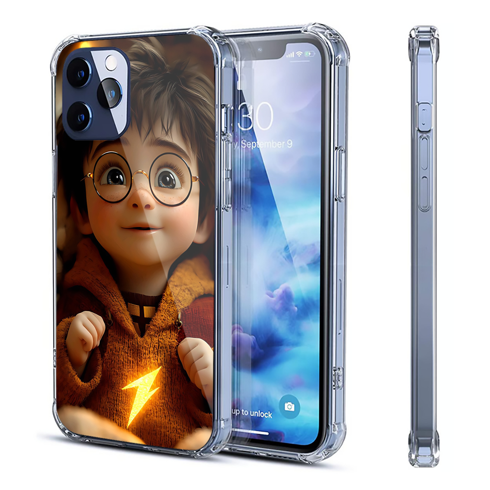（画像用） Harry Potter ハリー・ポッターシリーズ 【iPhone 12シリーズ対応】透明スマホケース（クリアソフトケース）